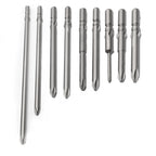 Tough Magnetic Screwdriver Bit Set of 3 PH0 PH1 PH2 6mm Round Shank