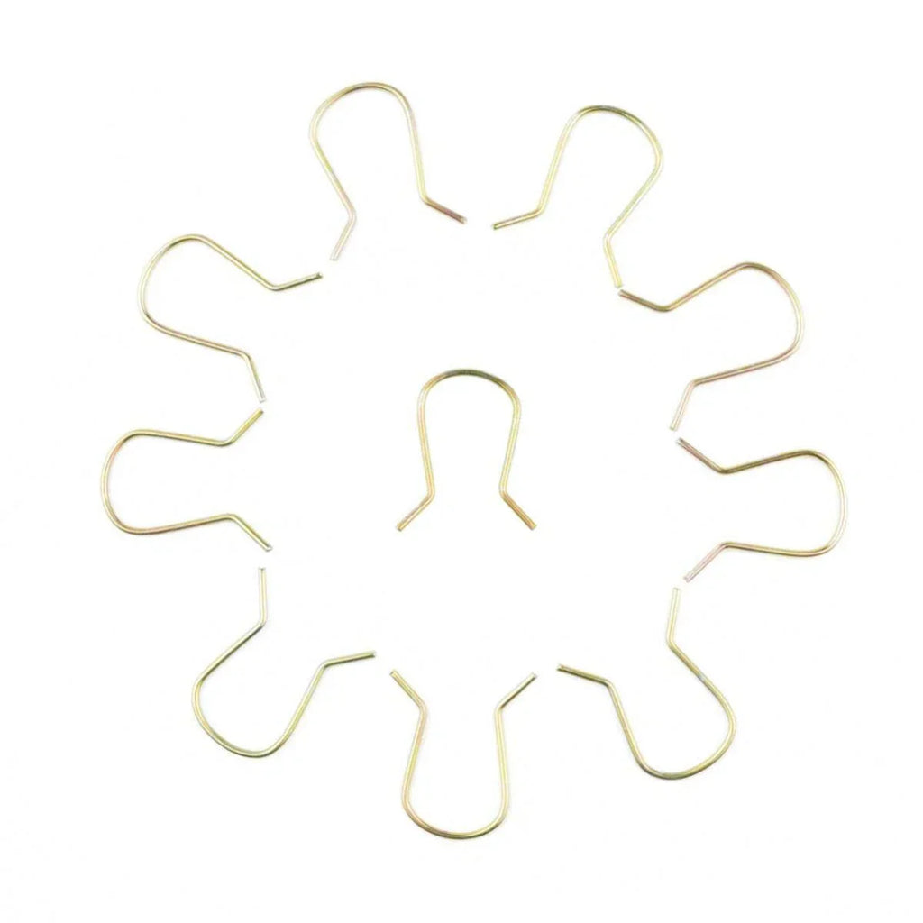 Universal Omega Shape Retaining Clip Clamps For Window Crank Assembly 10 Pcs D10