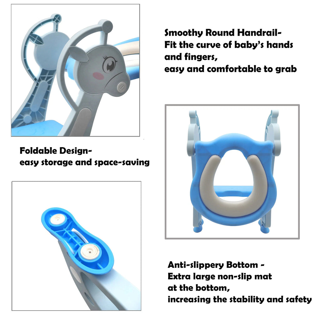 Potty Training Seat with Step Ladder for Kids (Fits Most Toilets)