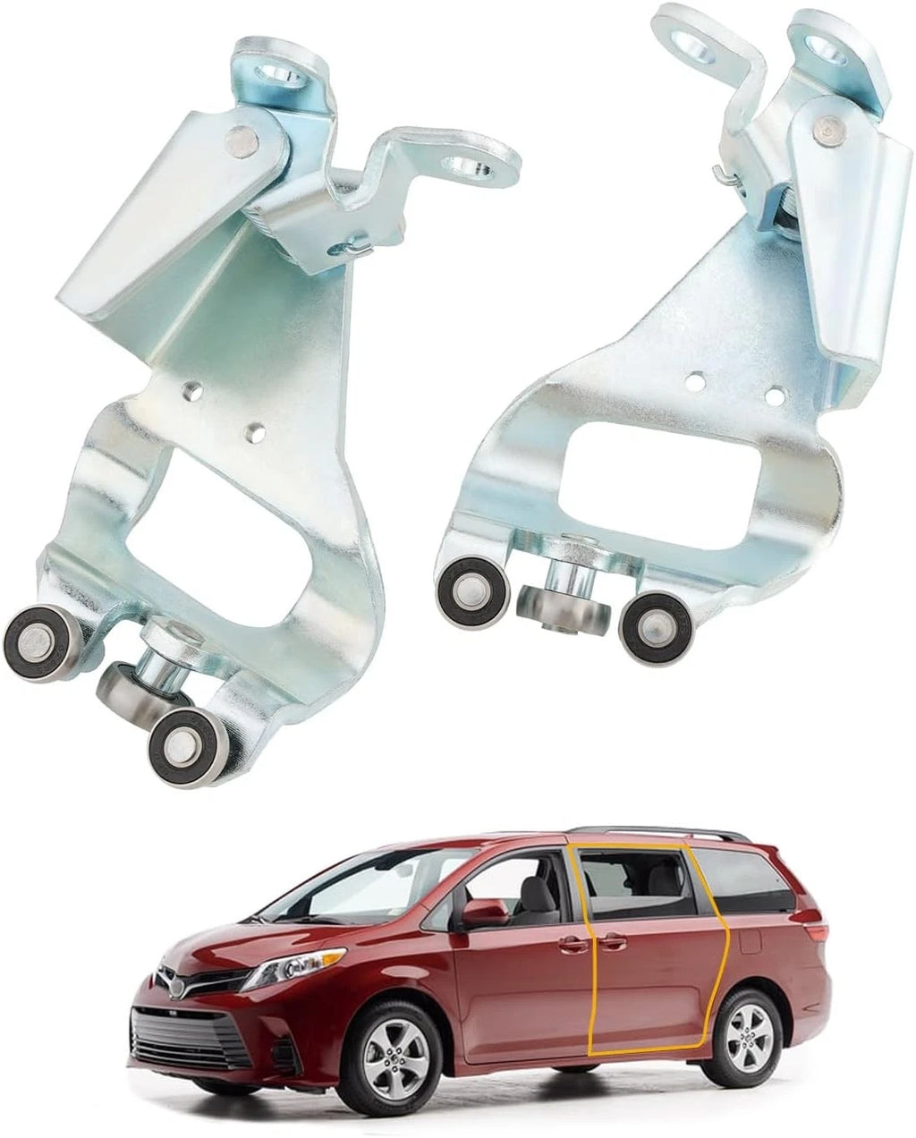 Driver & Passenger Side Slide Door Hinge & Roller Assy for Toyota Sienna (2011–2020)