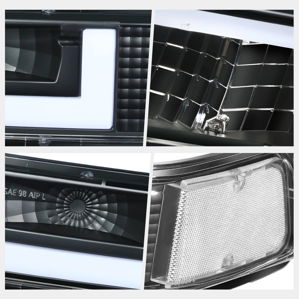 LED DRL Turn Signal Headlight for Tahoe/Suburban (2007–2014)