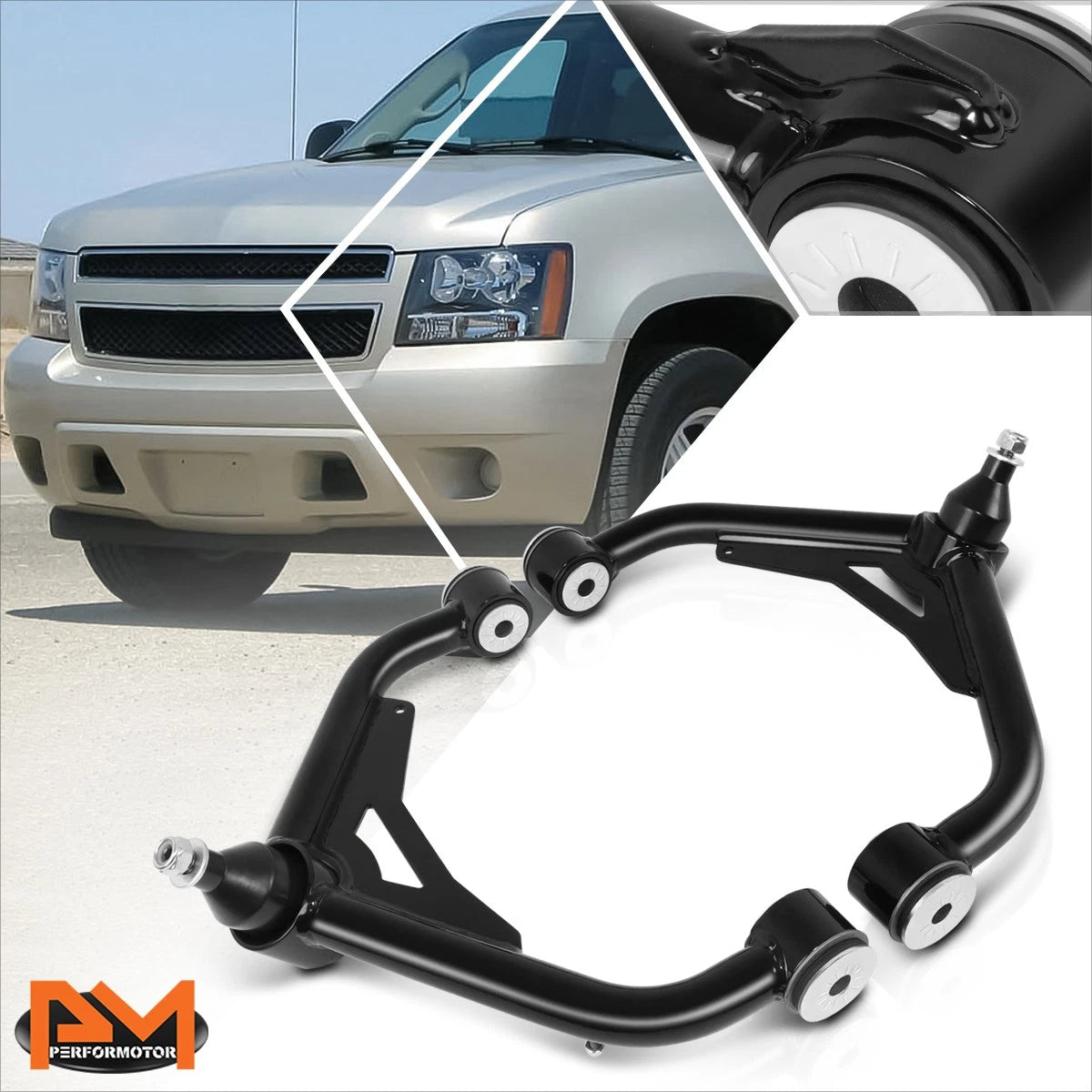 Set of 2 Front Upper Control Arms for Silverado/Sierra/Suburban/Yukon XL (1999–2013)
