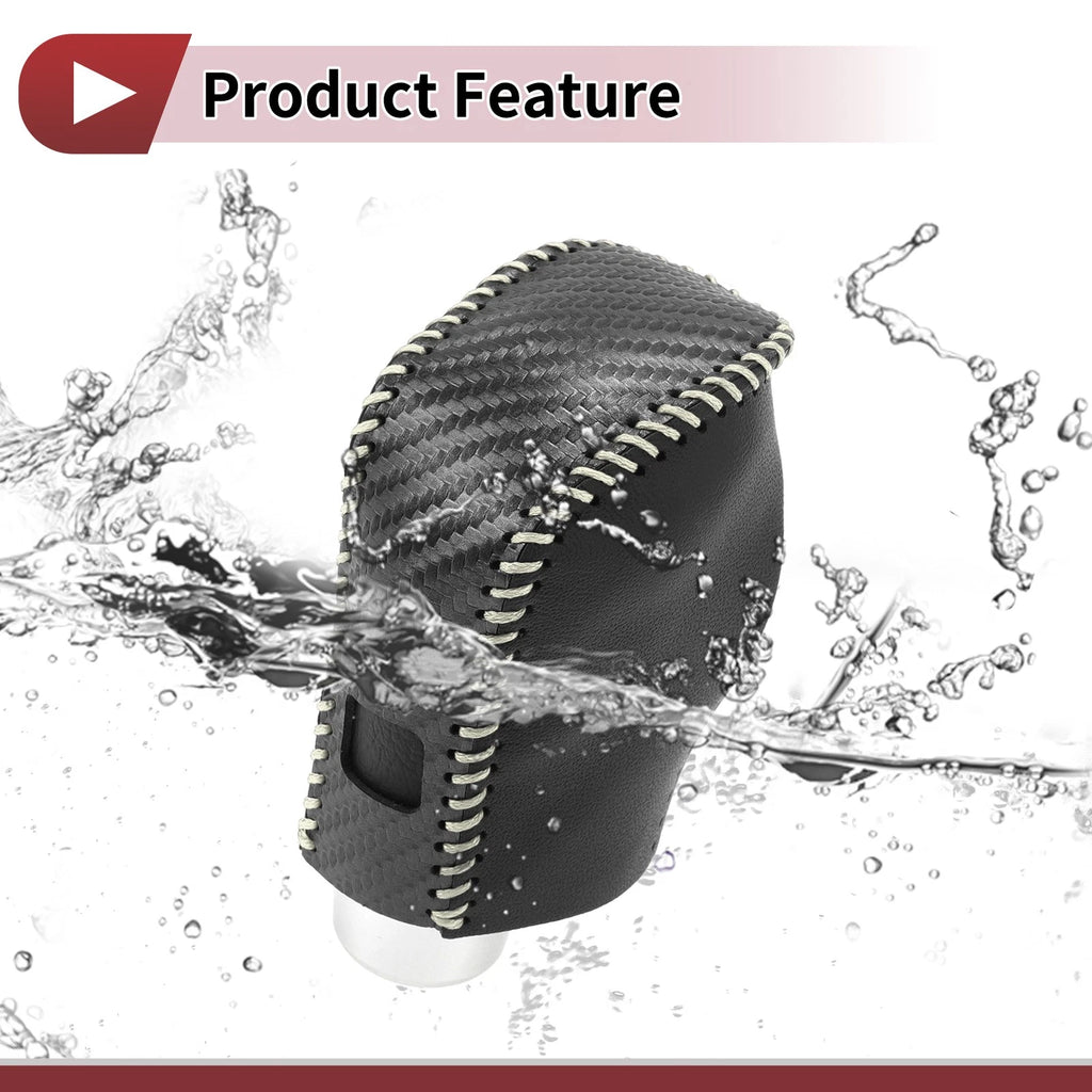 Gear Shift Knob Cover for Nissan Altima (2019–2024) Black Carbon Fiber