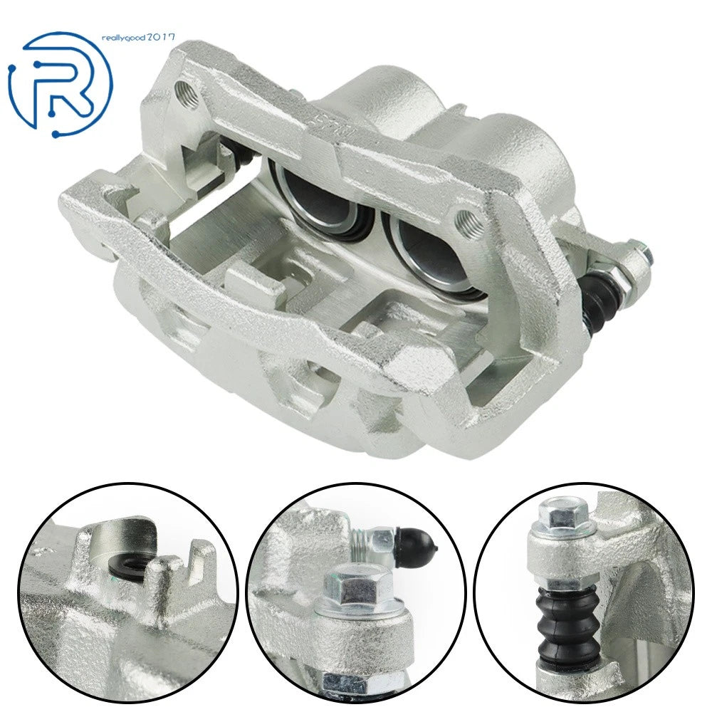2X Front Brake Caliper w/ Bracket for Honda CR-V (2007–2016) Acura RDX (2007–2012)
