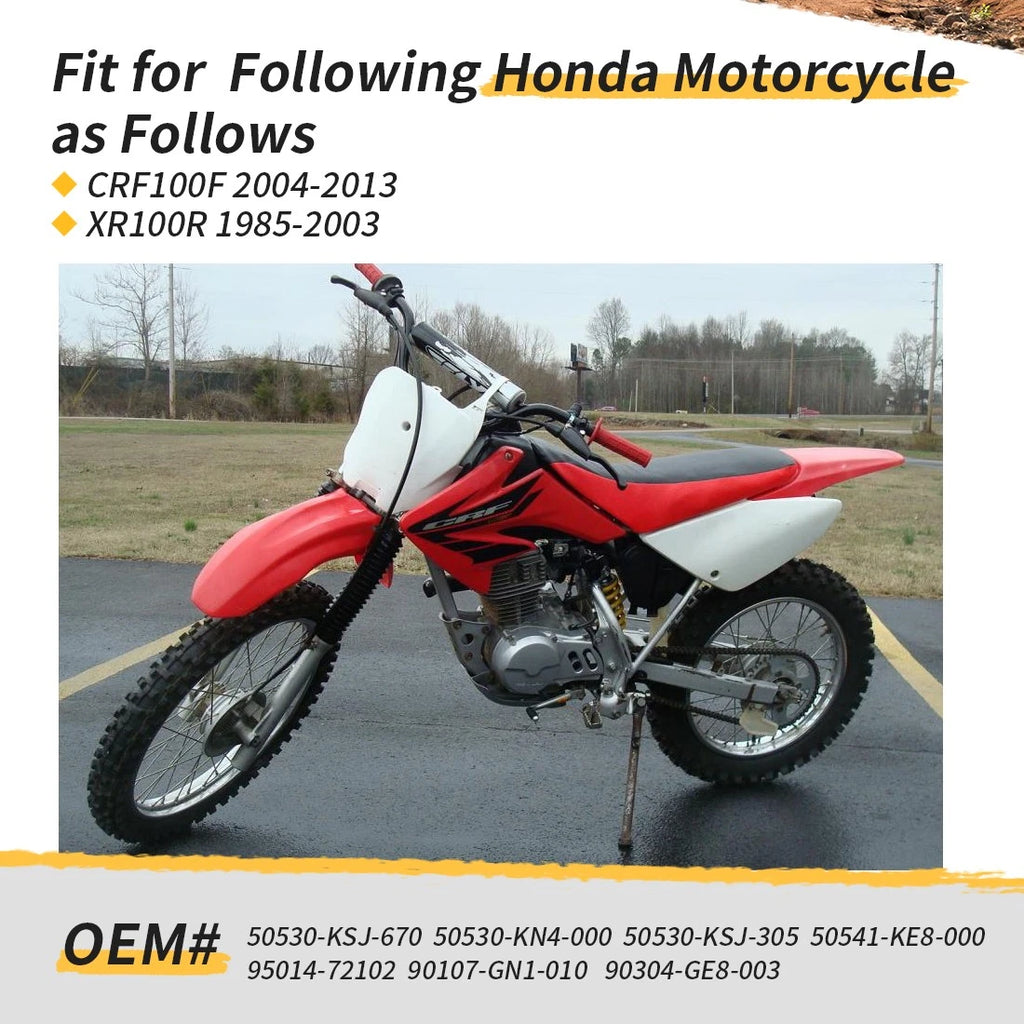 Side Stand Kickstand w/ Spring Bolt for Honda CRF100F XR100R (1985–2013) 50530-KSJ-670
