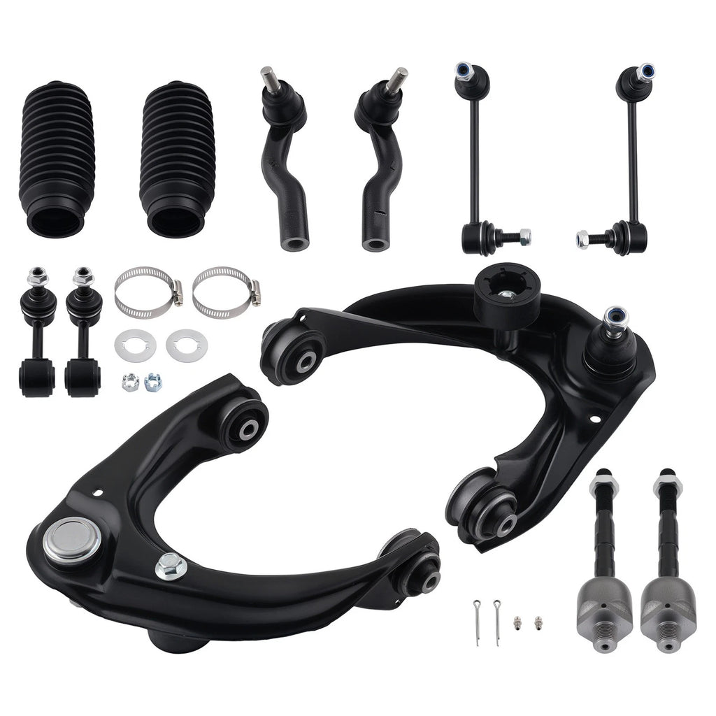 12pc Front Upper Control Arms Suspension Kit for Lincoln MKZ Fusion Milan (2006–2010)