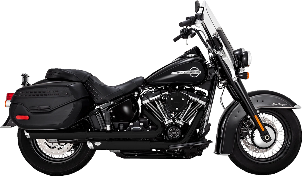 Twin Slash Slip-On Mufflers for PCX - Black 46379