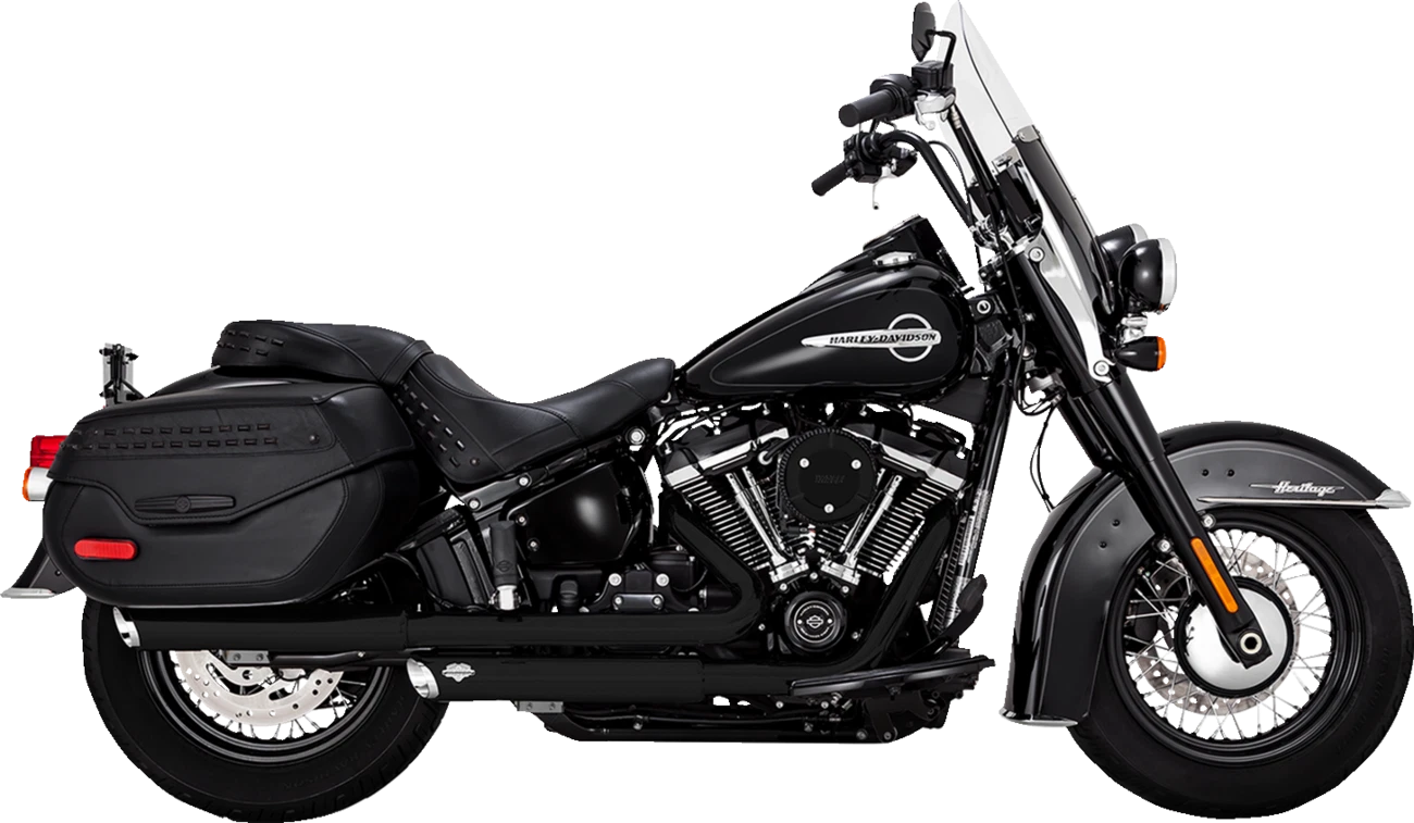 Twin Slash Slip-On Mufflers for PCX - Black 46379