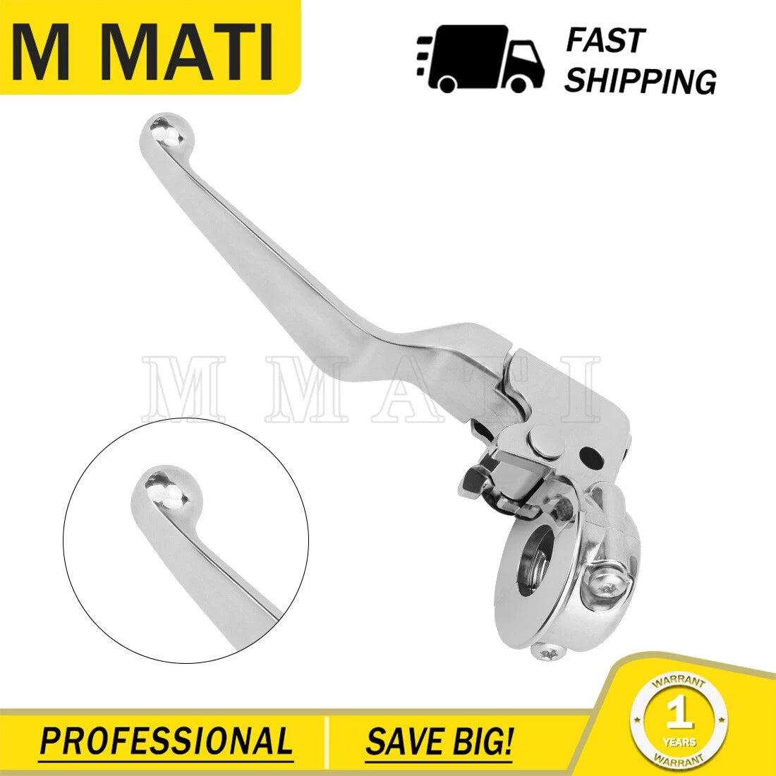 Clutch Lever Assembly Chrome for Harley Sportster 883 1200 (1996–2003)