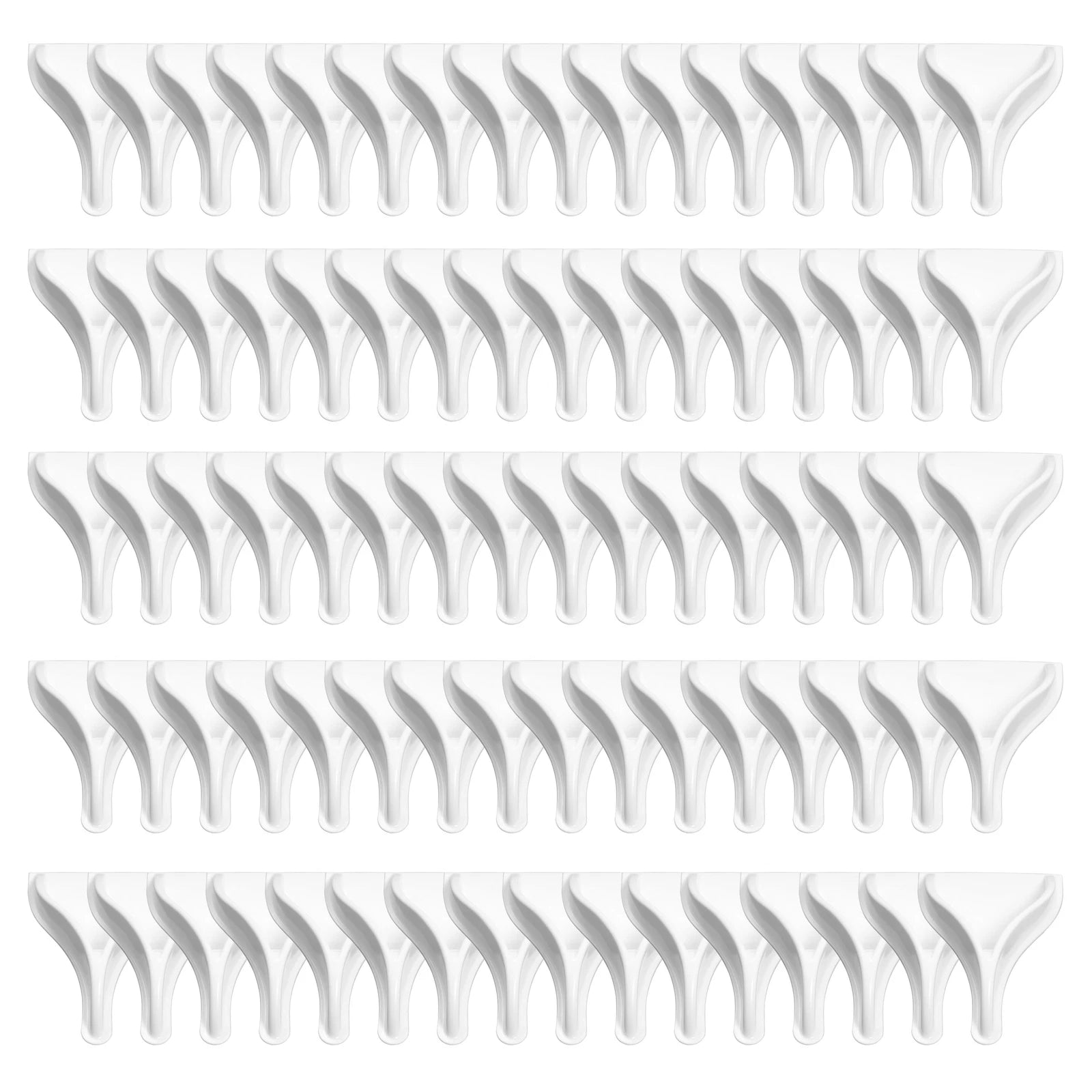 80 Pcs Fairing Fins for Semi Truck Trailer