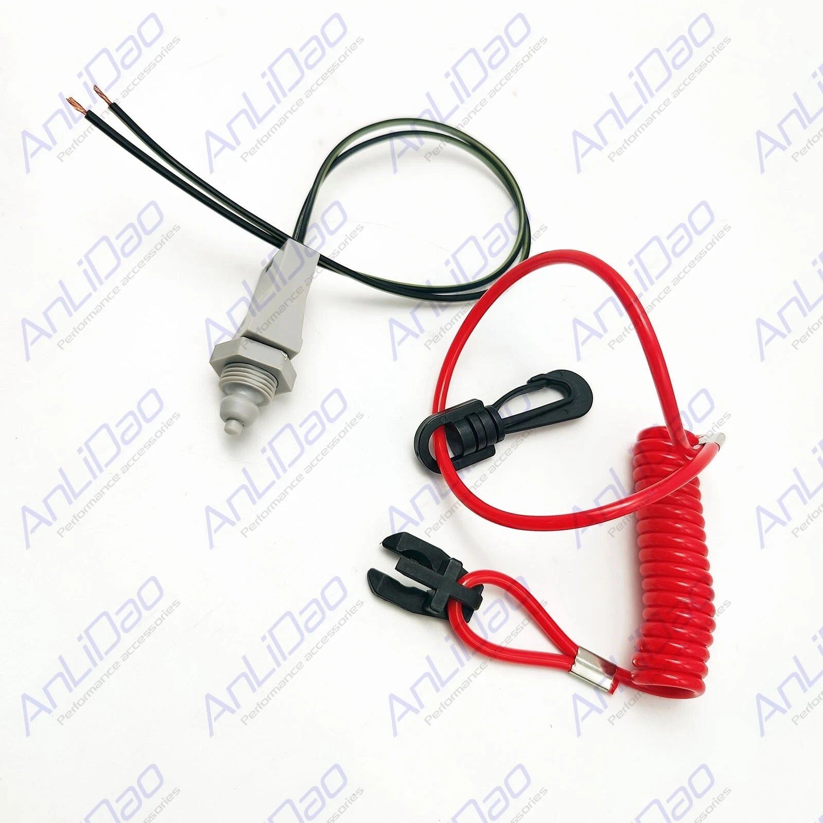 Kill Switch and Lanyard for OMC Johnson Evinrude (585134, MP28870, 432230)