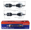 Set of 2 Front CV Axles for Chevy Lumina Pontiac Grand Prix (1991–1999)
