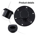 Round Flush Mount Black Table Leg Base for RV and Boat Trailer