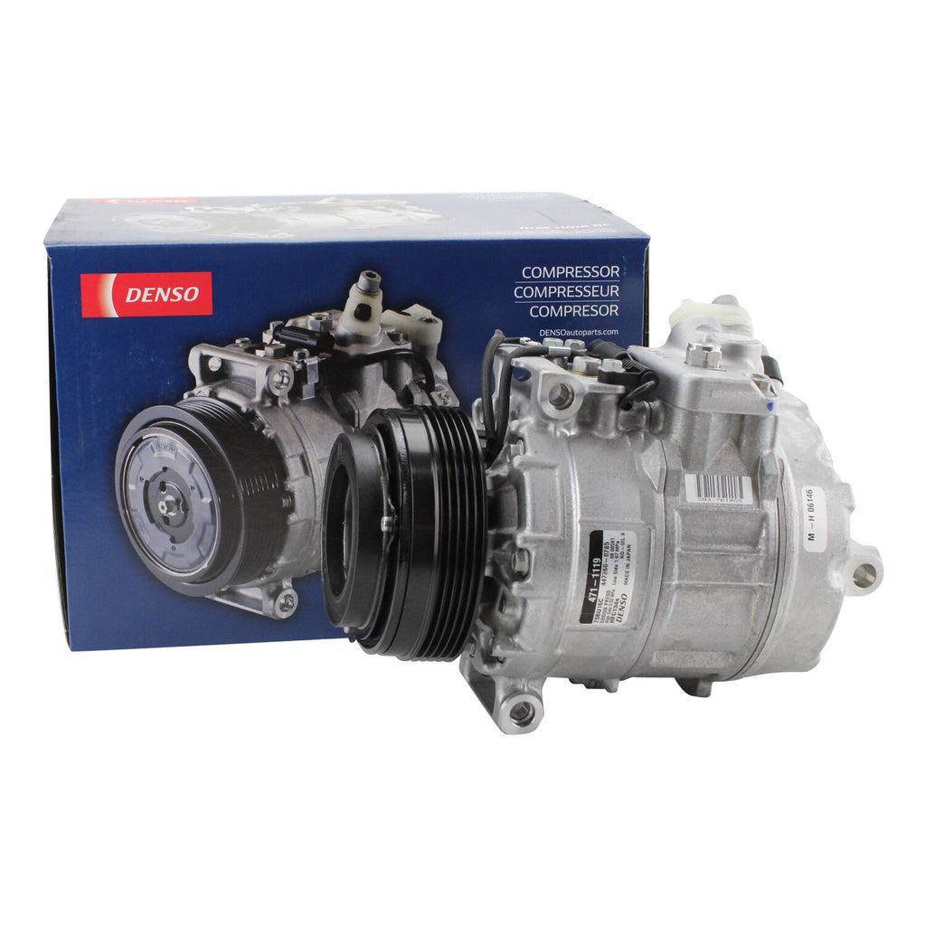 Denso A/C Compressor with Clutch for BMW E46 E39 325i 328Ci 530i M3 (1998–2006)