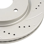 Drilled & Slotted Front Brake Rotors for Nissan Armada 2005–Titan 2005–2007 (2PC)