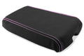 Leather Console Lid Armrest Cover for Chevrolet Camaro (1982–1992) Pink Stitch