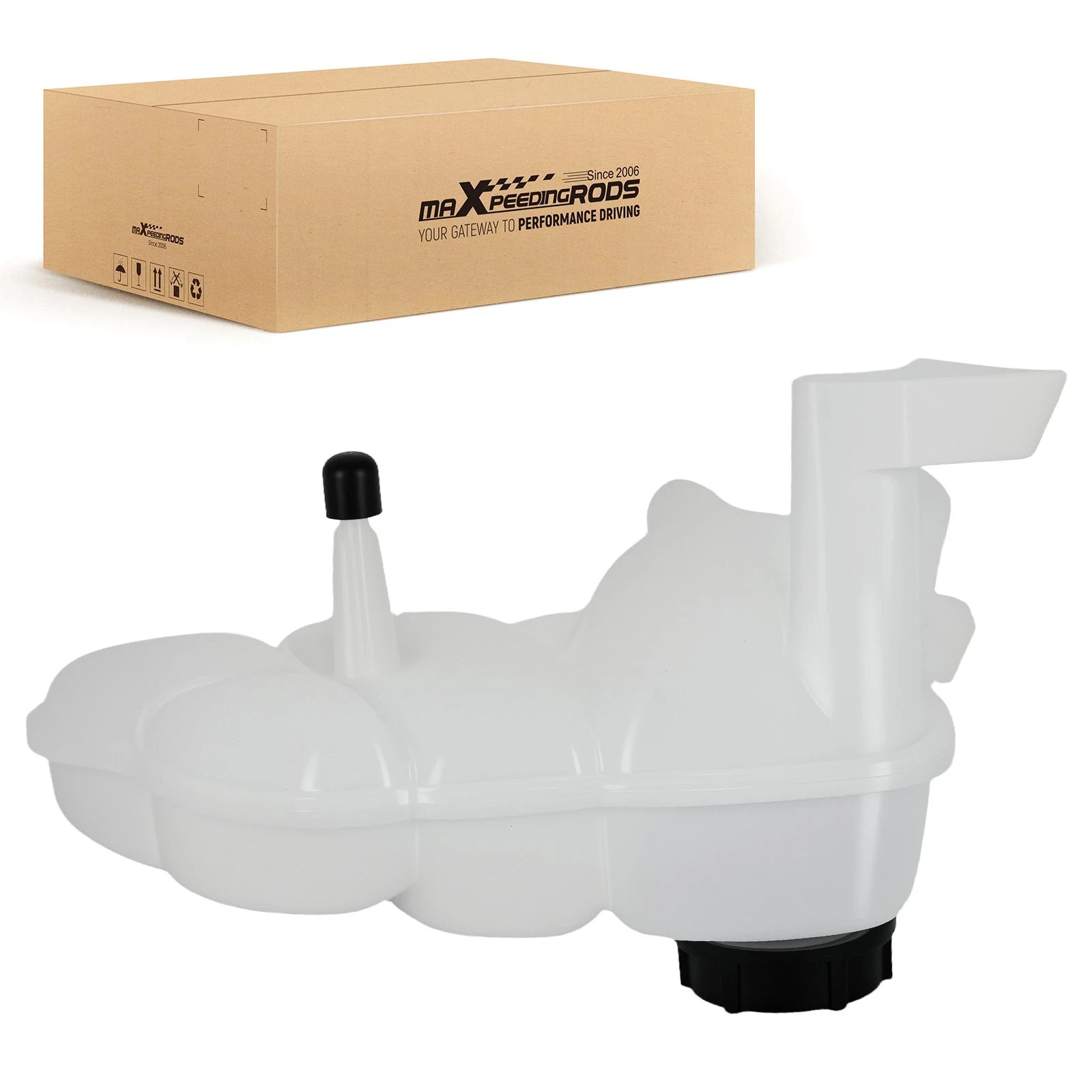 Coolant Reservoir Tank with Cap for Lincoln MKC Black Premiere (2015–2019)