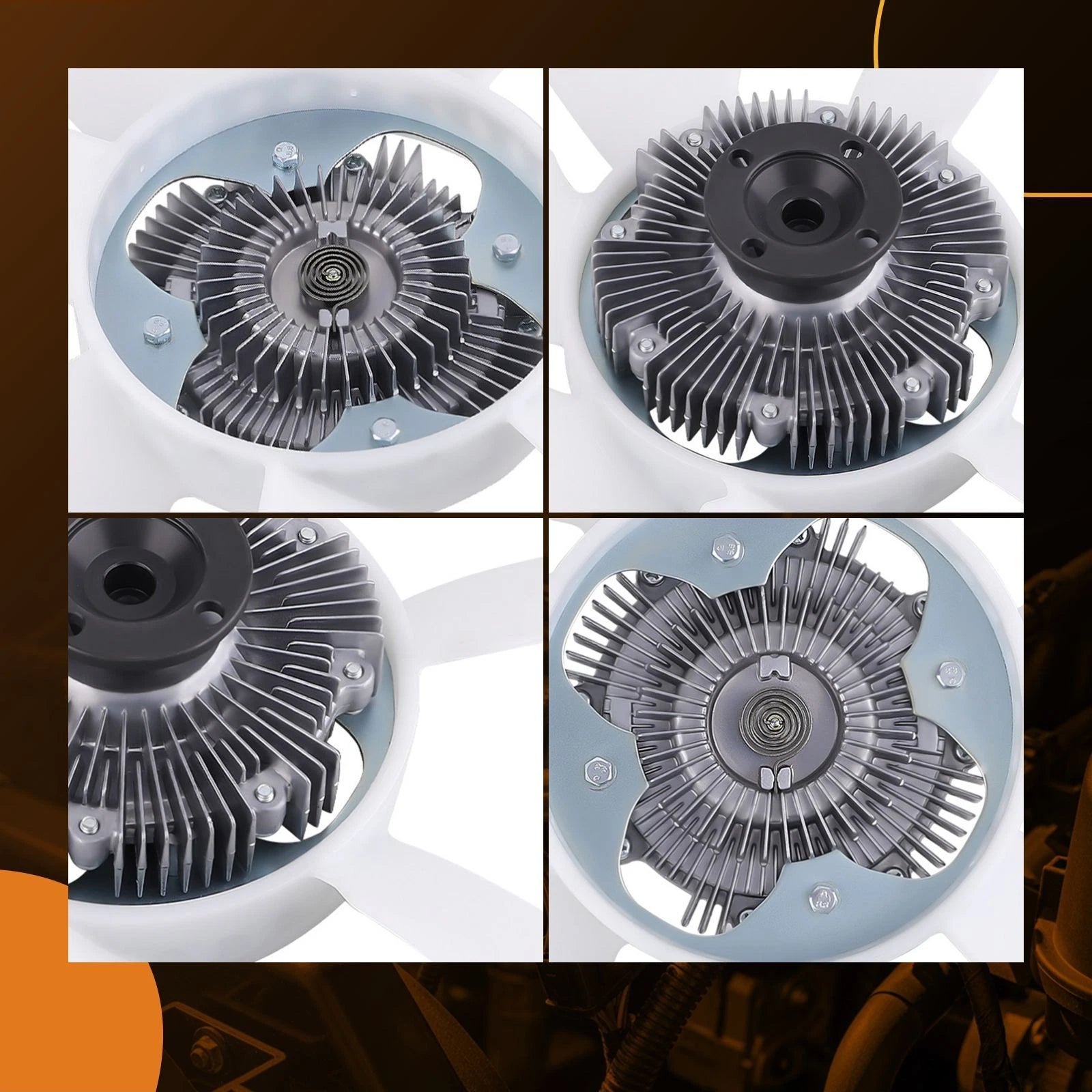 Cooling Fan Clutch Kit & Blade for Toyota T100/Tacoma (1994–2017)