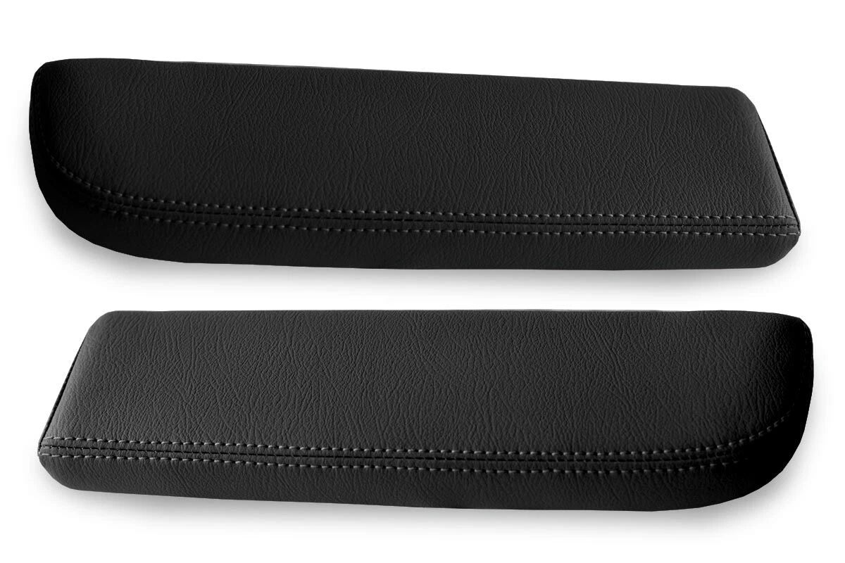 Leather Armrest Door Panel Cover for Lincoln Town Car (1998–2002) Black