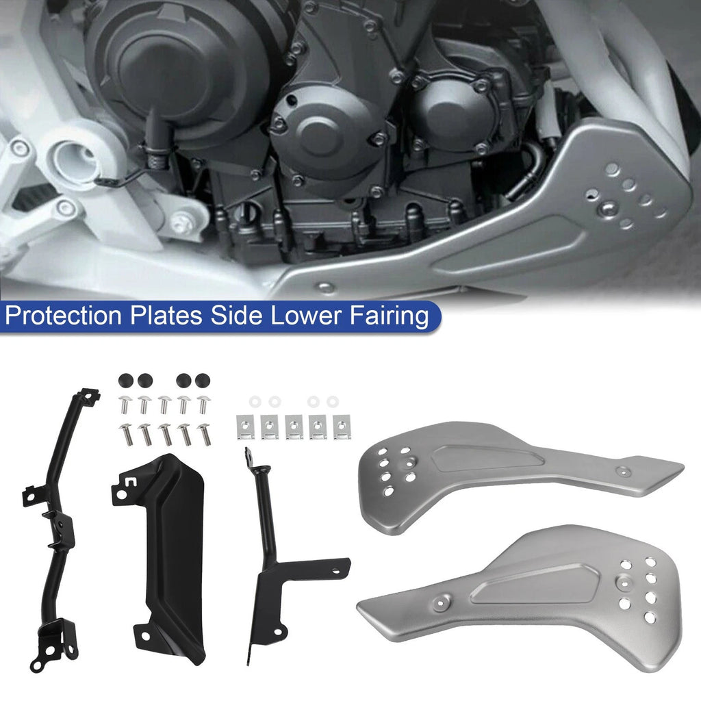 Lower Engine Belly Protection Plates for Trident 660 (2021)