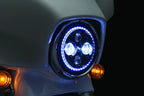 Kuryakyn Orbit Vision 7-inch LED Headlight for Harley Davidson (2008–2009)
