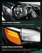 Left Side Full LED Headlight Assembly for Jeep Cherokee (2019–2023)