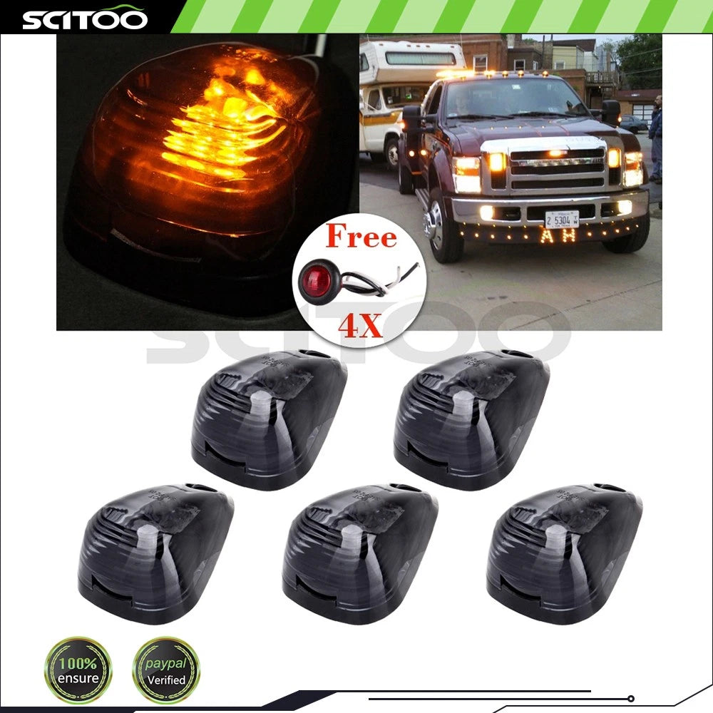 9PCS Clear Lens Side Marker for Ford E-350 Super Duty (2005–2016)