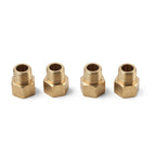 4X Brass Pipe Fitting G1/4 Adapter Connector Hex Coupling