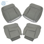 Set of 4 Leather Seat Covers for Ford F150 (2004–2008) - Gray
