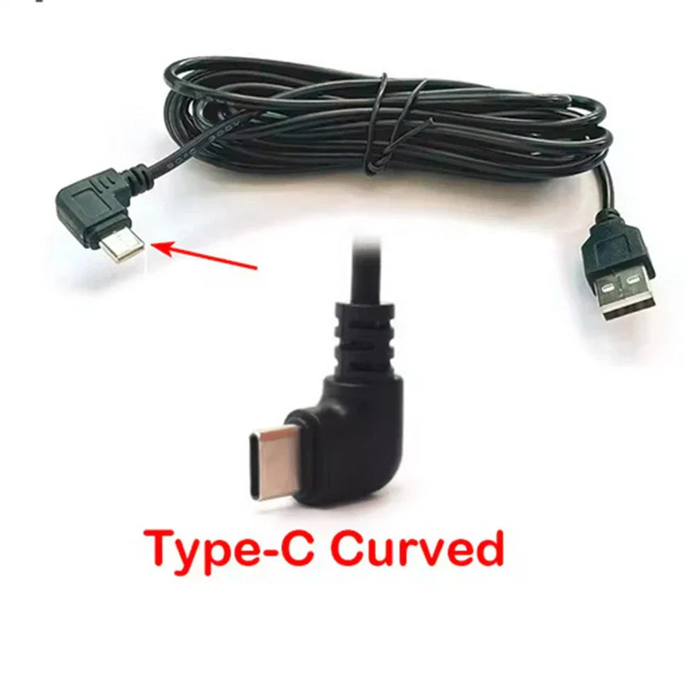USB Charging Cable Wire Type-C for Dashcam Car DVR (Universal)