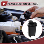 Coolant Expansion Overflow Tank with Cap No. 17111741167 for BMW 540i 740i 840Ci (1995–2001)