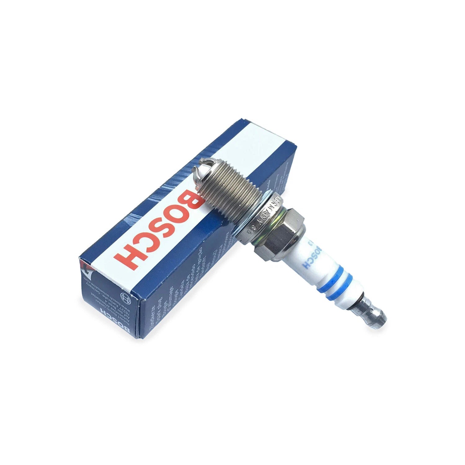 Spark Plug Set of 4 Bosch 4417 Platinum+4 for Acura Volvo VW Toyota Nissan BMW Kia Honda