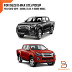 White Pearl Visor Rain Shield Weather Guard for Isuzu D-Max (2012-2019)