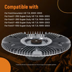 Fan Clutch for Ford Excursion V8 7.3L (2000–2003) F81Z8A616-DA