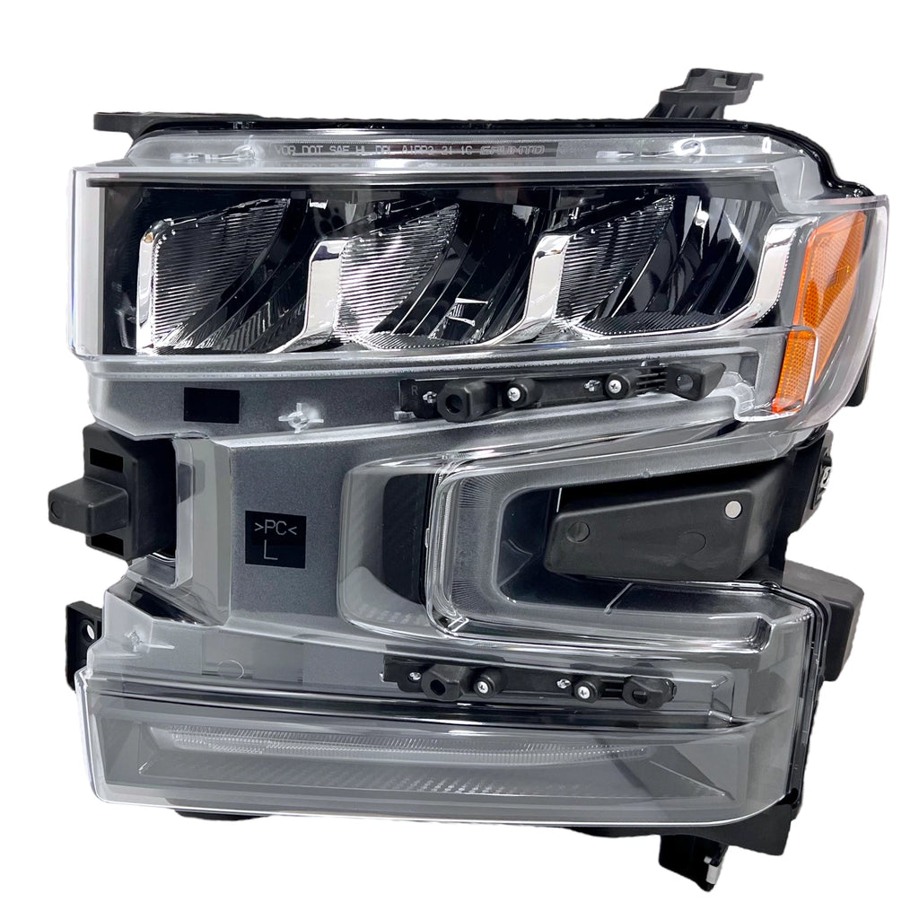 Full LED Headlight for Silverado 1500 (2019–2022) LH, LED DRL (w/o AFS)