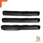 Black Bonnet Hood Vent Grille Inserts for Nissan Navara D21 (1986-1997)