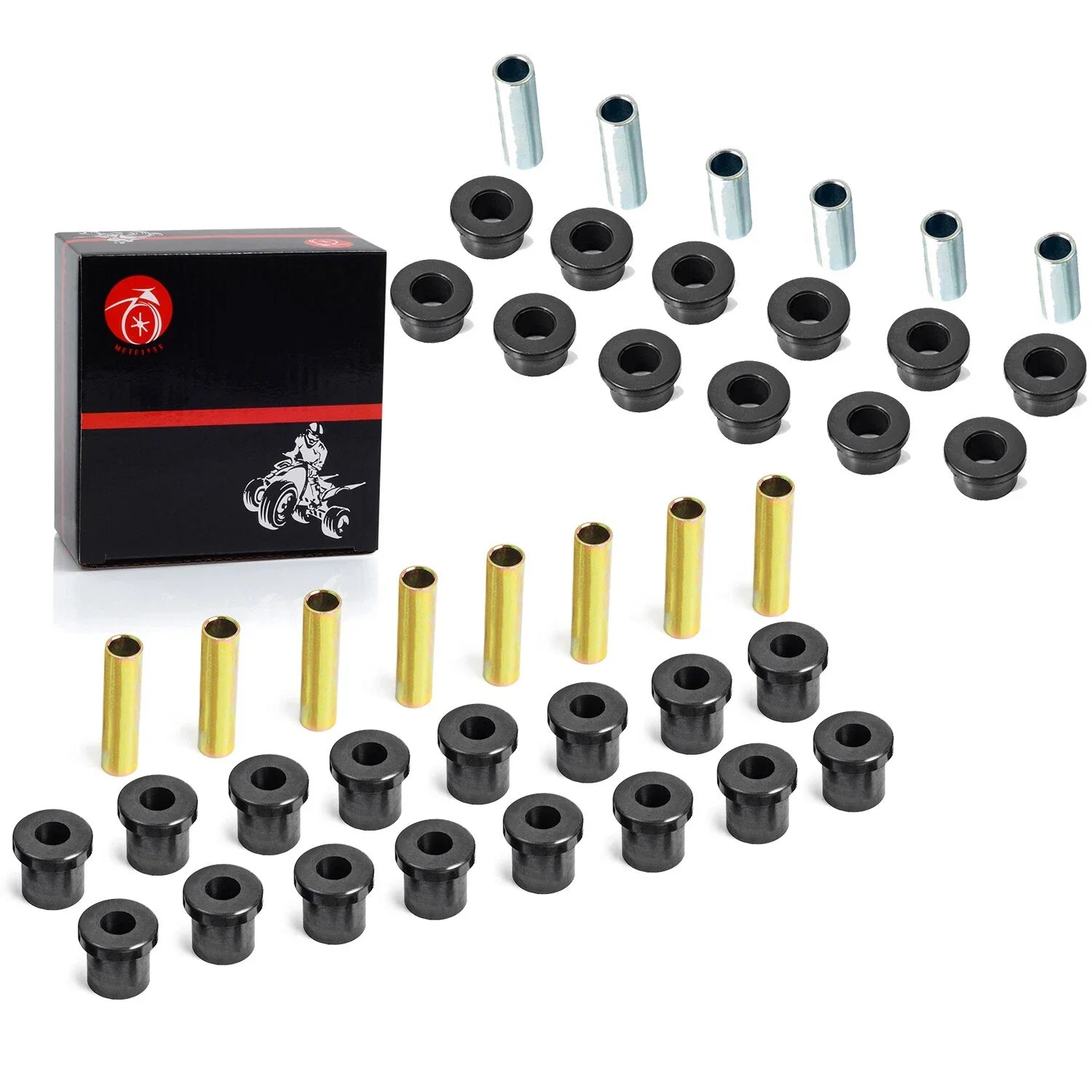 Bushings Kit for Club Car DS Front/Rear Leaf Spring & Upper A-Arm (1992–2004)
