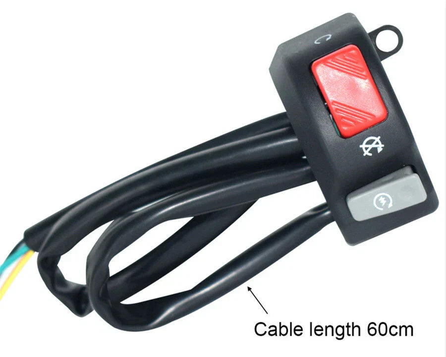 22mm Motorcycle Handlebar Switch for Engine Start Stop Kill Light Horn