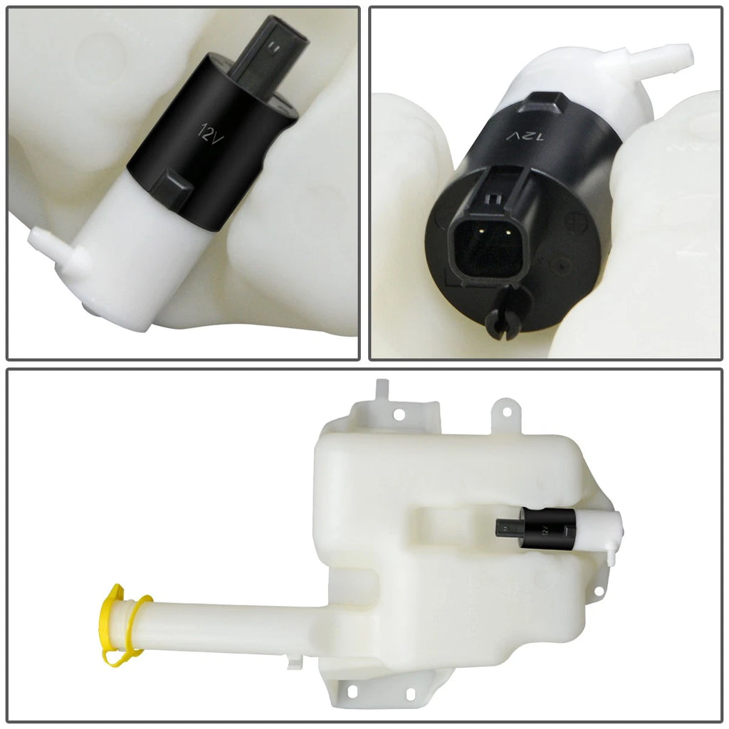 Windshield Washer Fluid Reservoir Tank Bottle w/ Pump for Chrysler Sebring/Stratus (2001–2006)