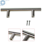 30 Pack T Bar Handles for Kitchen Cabinets (Brushed Nickel)