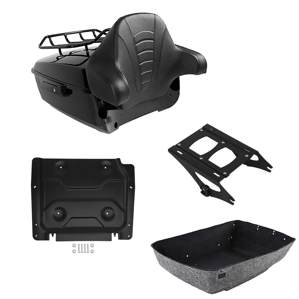 Trunk Luggage Backrest Mounting Rack Plate for Harley Road Glide (2014–2026)