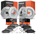 Drilled Brake Rotors & Ceramic Pads for Nissan Maxima