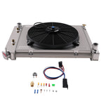 3 Row Aluminum Cooling Radiator Fan for Pontiac Parisienne 4.3L V6 (1985–1986) 571