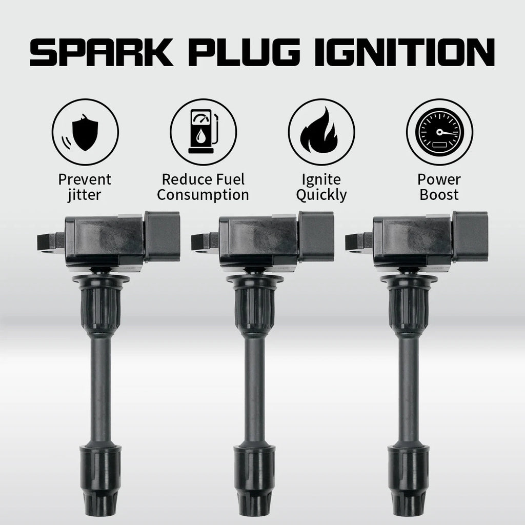 Set of 3 Ignition Coils for Nissan Maxima Infiniti I30 (2000–2001) UF363