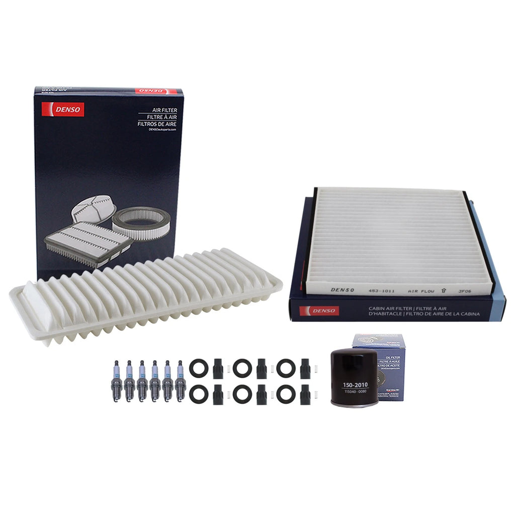 Denso Tune Up Kit 6 Spark Plugs & Boots for Lexus RX400h (2006–2008)