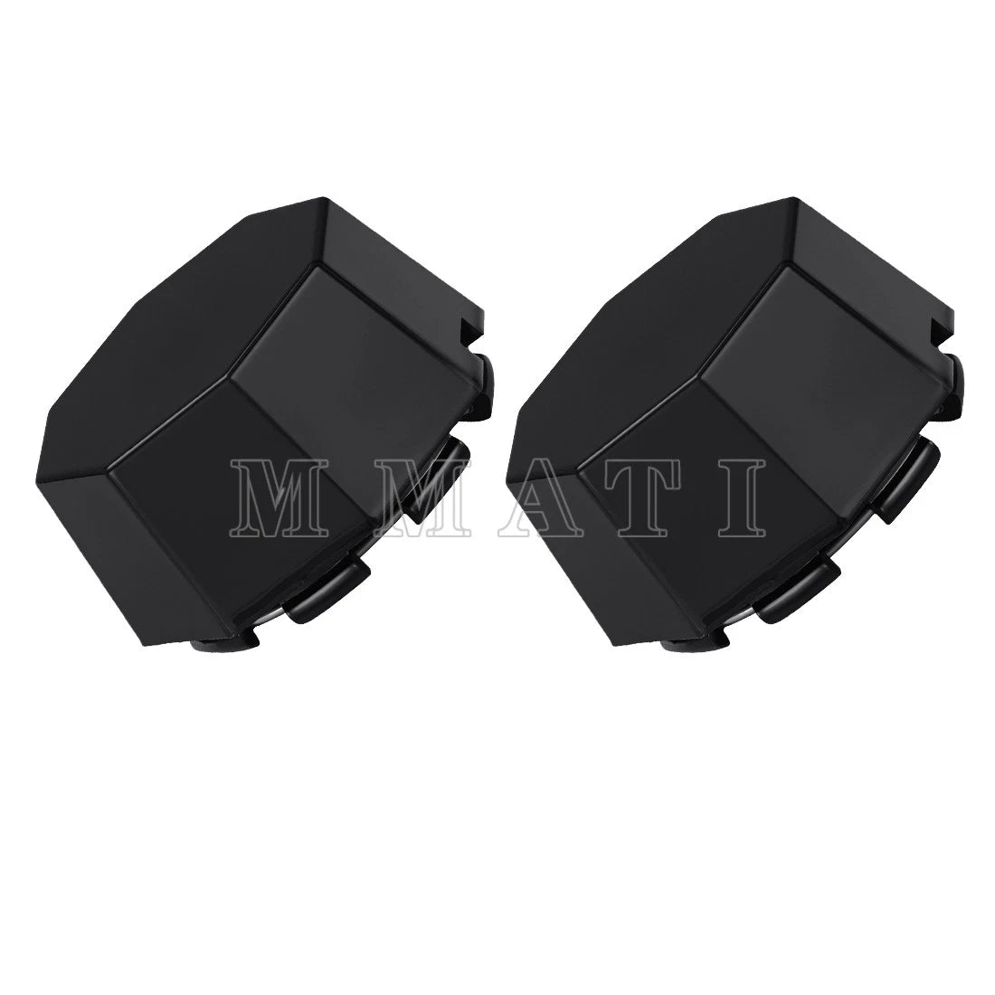 Set of 2 Black Hub Caps Cover for Polaris Sportsman 570 (2015–2025)