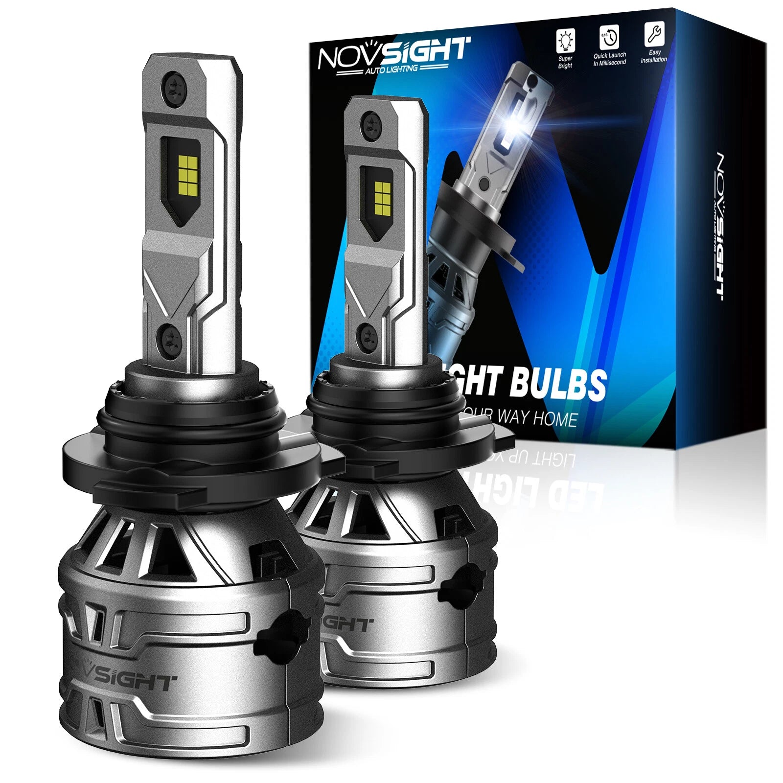 2X 9005 LED Headlight Bulbs for Car Truck (IP68 Waterproof)