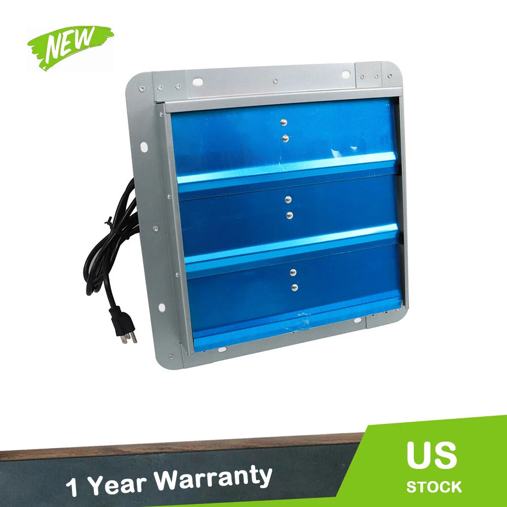 12" Aluminum Wall Mounted Exhaust Fan for Home Use