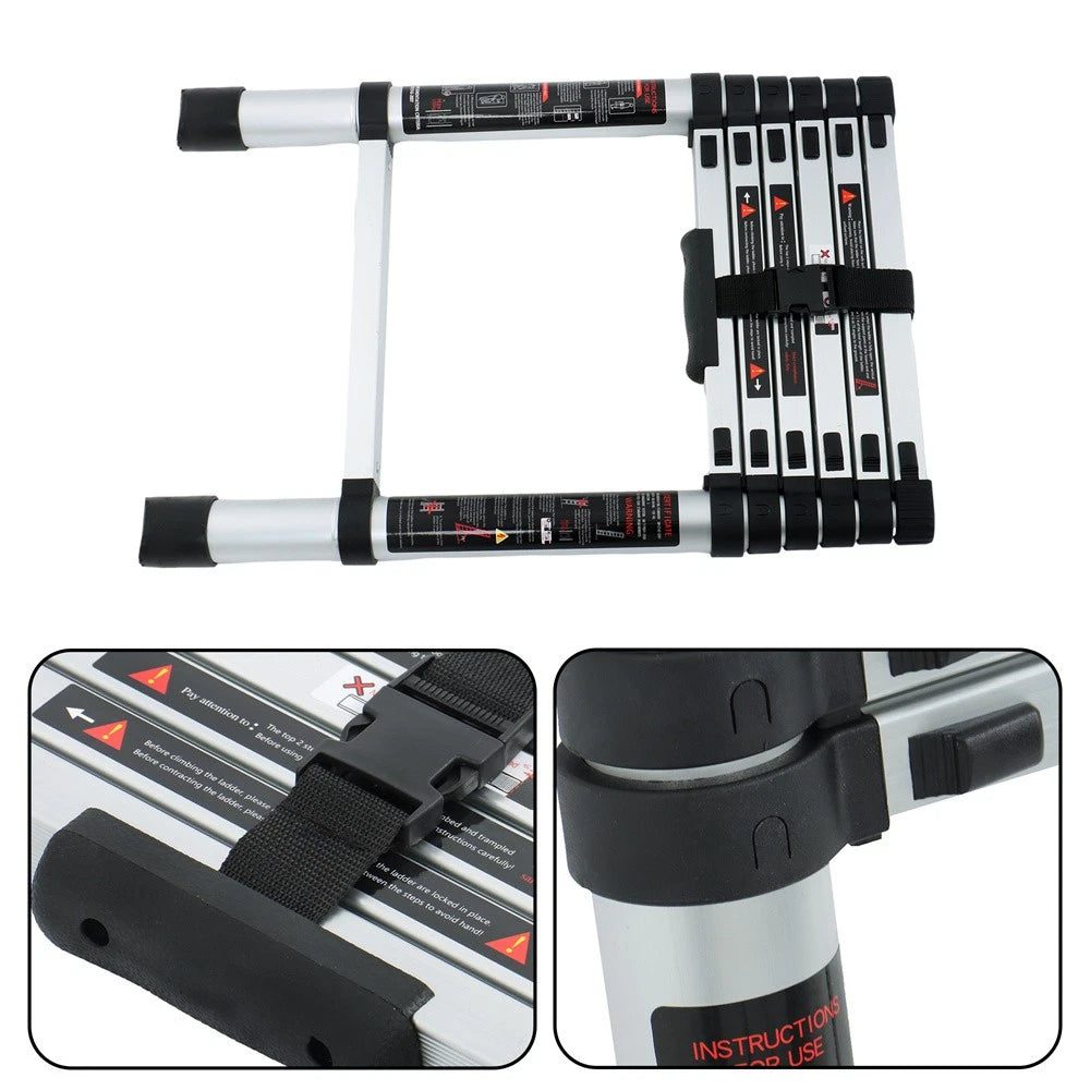 Telescopic Ladder for Outdoor Indoor Use (6.6/8.5FT)