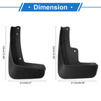 Set of 2 Front & Rear Mud Flap Splash Guards for Buick Envision (2016–2019)